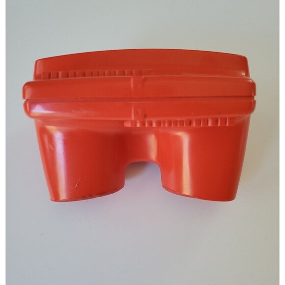 Vintage Red Viewmaster 3D Viewer Toy w Orange Lever Tyco Toys Made in USA - Picture 5 of 7